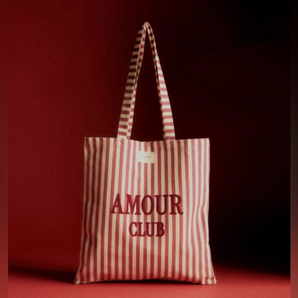 NEW Sezane AMORE CLUB Tote Bag Sézane